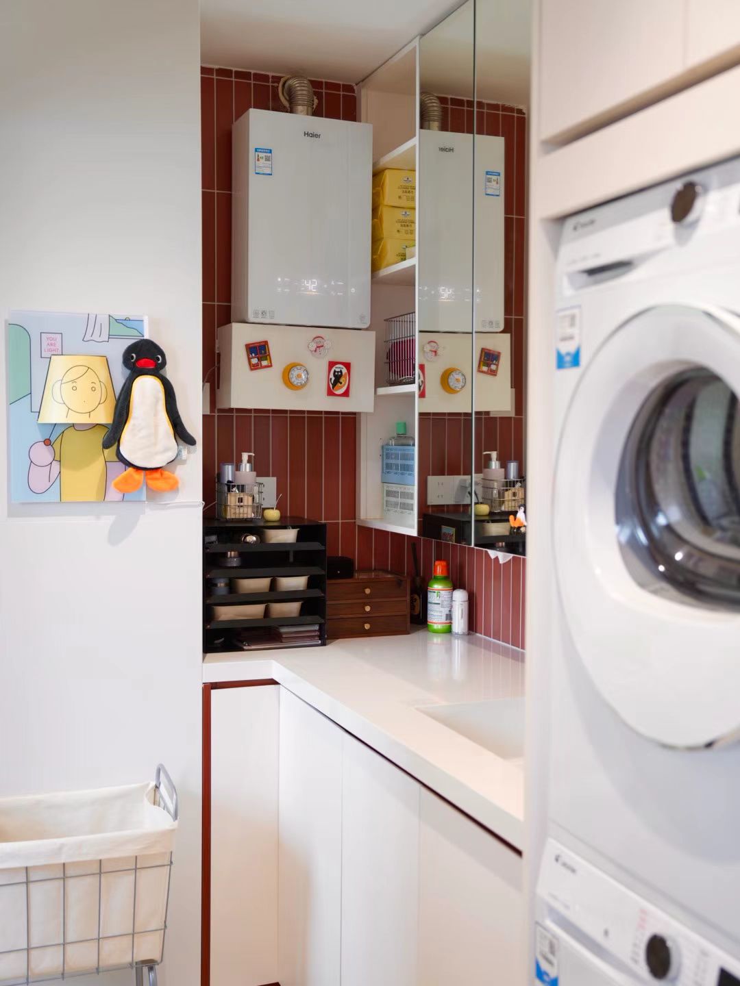 与家居博主的二搭中古风｜秋月｜全案托管设计